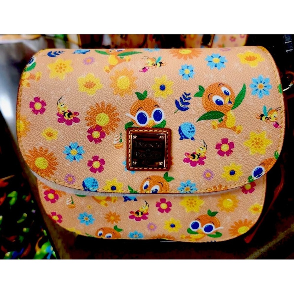 Disney 2026 Flower & Garden Festival Orange Bird Dooney & Bourke Crossbody Bag